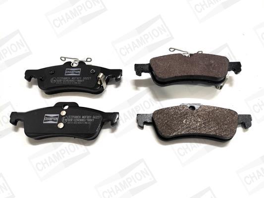 Jeu de 4 plaquettes de frein CHAMPION  ref. 572588CH