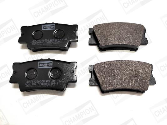 Jeu de 4 plaquettes de frein CHAMPION ref. 572595CH