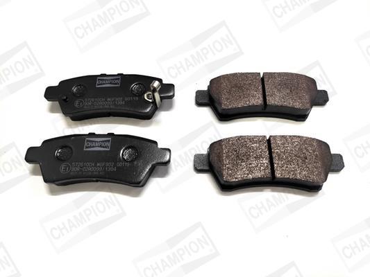 Jeu de 4 plaquettes de frein CHAMPION  ref. 572610CH
