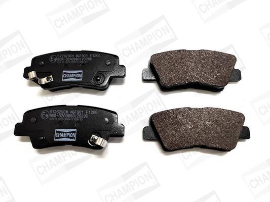 Jeu de 4 plaquettes de frein CHAMPION ref. 572629CH