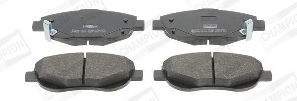 Jeu de 4 plaquettes de frein CHAMPION  ref. 572634CH