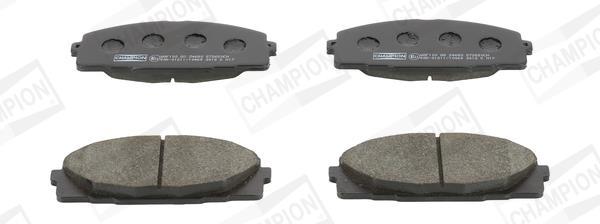 Jeu de 4 plaquettes de frein CHAMPION  ref. 572650CH
