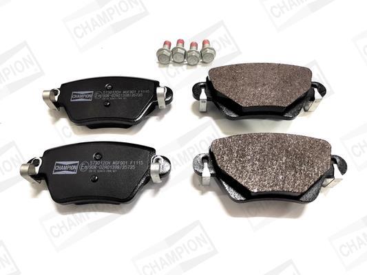 Jeu de 4 plaquettes de frein CHAMPION  ref. 573012CH
