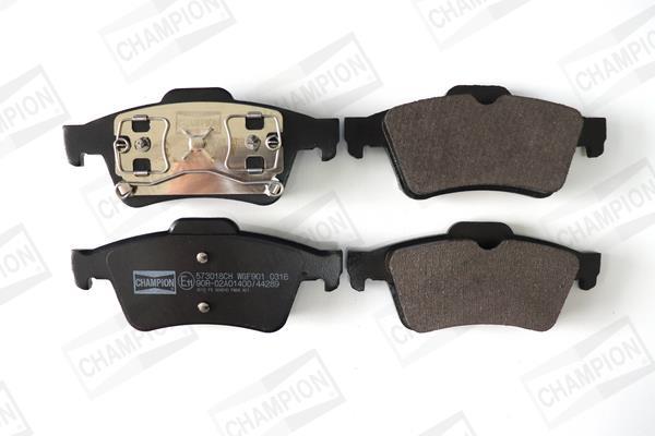Jeu de 4 plaquettes de frein CHAMPION ref. 573018CH