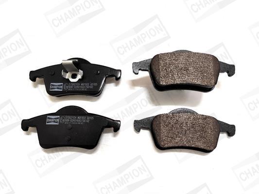 Jeu de 4 plaquettes de frein CHAMPION  ref. 573021CH