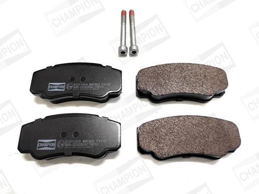Jeu de 4 plaquettes de frein CHAMPION ref. 573115CH