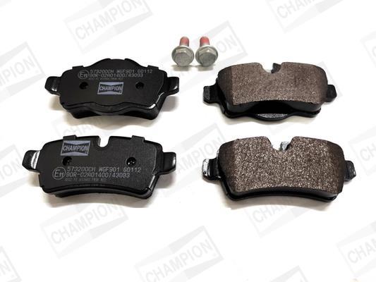Jeu de 4 plaquettes de frein CHAMPION ref. 573200CH