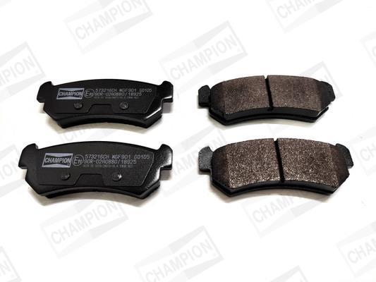 Jeu de 4 plaquettes de frein CHAMPION  ref. 573216CH