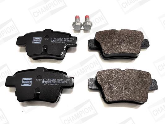 Jeu de 4 plaquettes de frein CHAMPION ref. 573235CH