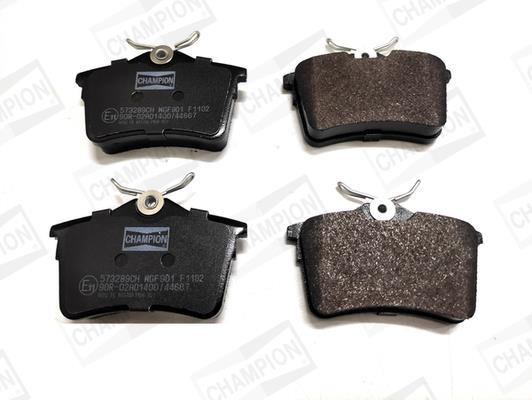 Jeu de 4 plaquettes de frein CHAMPION ref. 573289CH