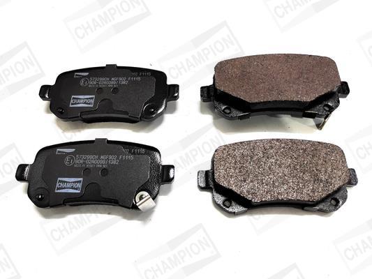 Jeu de 4 plaquettes de frein CHAMPION ref. 573299CH