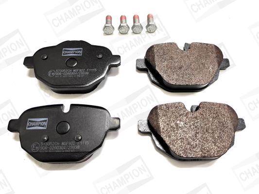 Jeu de 4 plaquettes de frein CHAMPION ref. 573352CH