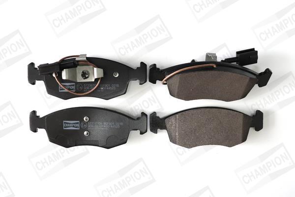 Jeu de 4 plaquettes de frein CHAMPION ref. 573367CH