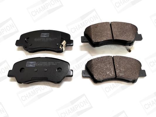 Jeu de 4 plaquettes de frein CHAMPION ref. 573368CH