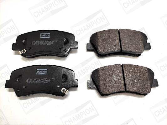 Jeu de 4 plaquettes de frein CHAMPION ref. 573406CH