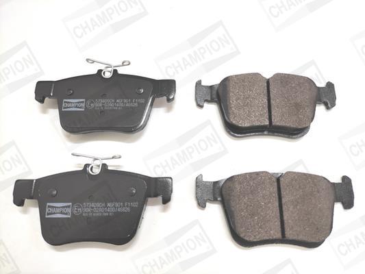 Jeu de 4 plaquettes de frein CHAMPION ref. 573409CH
