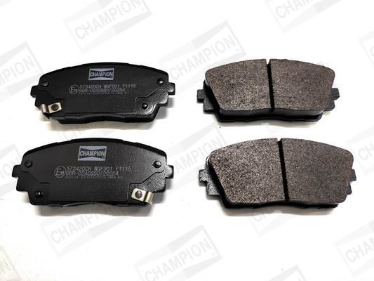 Jeu de 4 plaquettes de frein CHAMPION ref. 573420CH