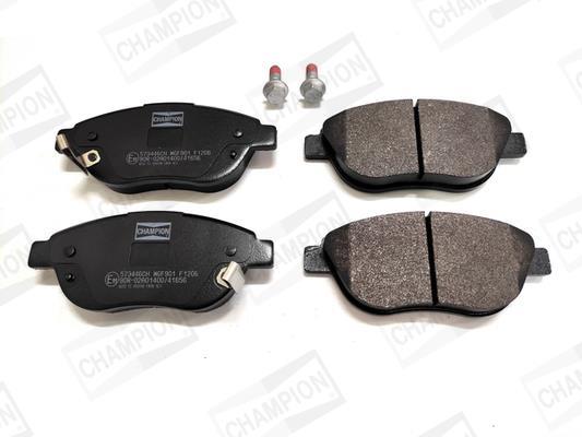 Jeu de 4 plaquettes de frein CHAMPION ref. 573446CH