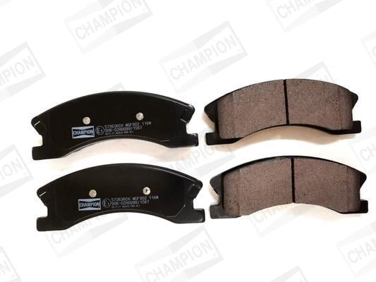 Jeu de 4 plaquettes de frein CHAMPION ref. 573636CH