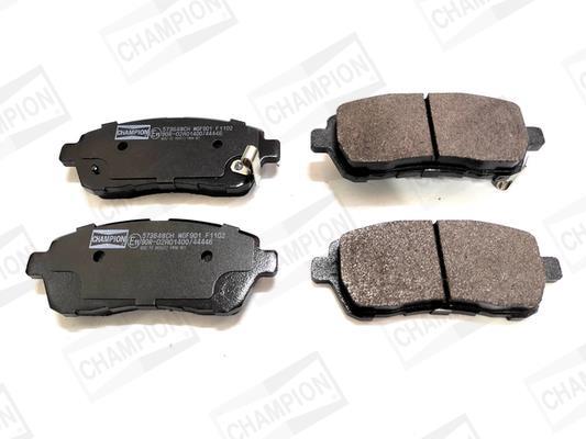 Jeu de 4 plaquettes de frein CHAMPION  ref. 573648CH