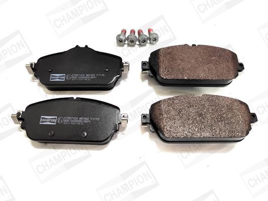 Jeu de 4 plaquettes de frein CHAMPION ref. 573671CH