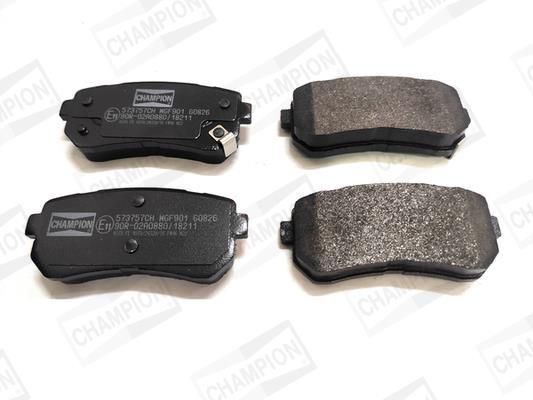 Jeu de 4 plaquettes de frein CHAMPION  ref. 573757CH