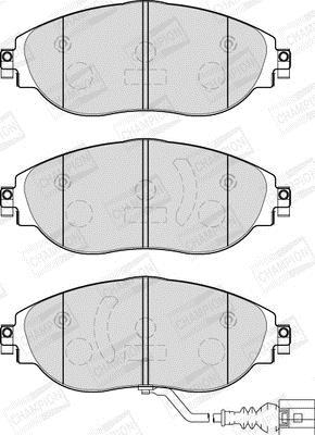 Jeu de 4 plaquettes de frein CHAMPION ref. 573838CH