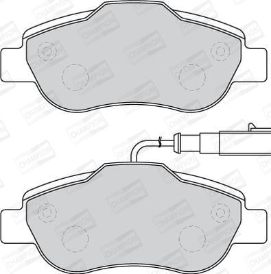Jeu de 4 plaquettes de frein CHAMPION  ref. 573839CH