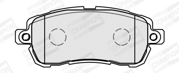 Jeu de 4 plaquettes de frein CHAMPION ref. 573885CH