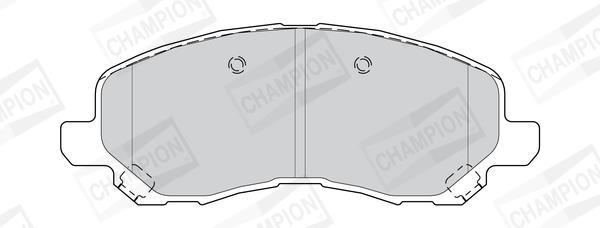 Jeu de 4 plaquettes de frein CHAMPION ref. 574082CH