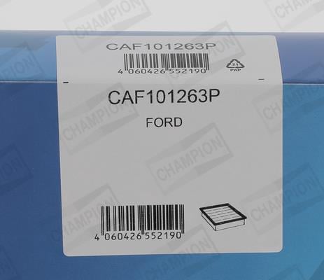 Filtre à air CHAMPION CAF101263P