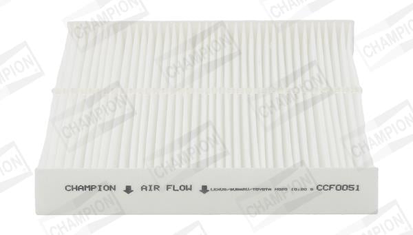 Filtre d'habitacle (Filtre à pollen) CHAMPION ref. CCF0051