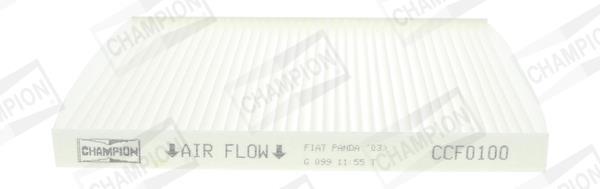 Filtre d'habitacle (Filtre à pollen) CHAMPION ref. CCF0100