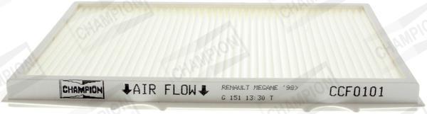 Filtre d'habitacle (Filtre à pollen) CHAMPION ref. CCF0101