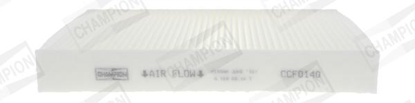 Filtre d'habitacle (Filtre à pollen) CHAMPION ref. CCF0140