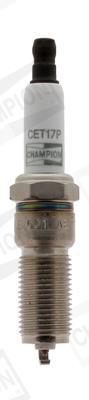 Jeu de 4 bougies d'allumage CHAMPION  ref. CET17PSB