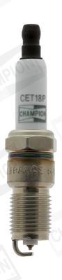 Jeu de 4 bougies d'allumage CHAMPION  ref. CET18PSB