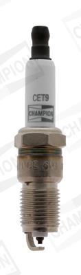 Jeu de 4 bougies d'allumage CHAMPION  ref. CET9SB