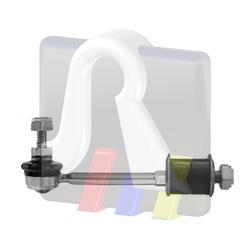 Biellette de barre stabilisatrice (Biellette antiroulis) RTS S.A. ref. 97-92301