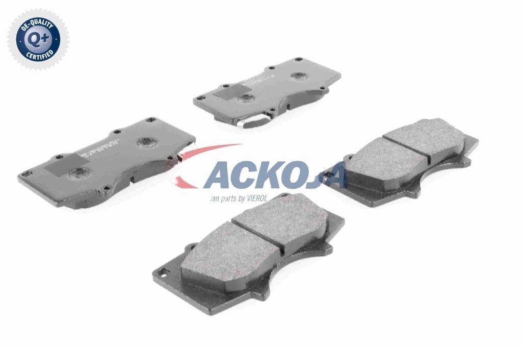 Jeu de 4 plaquettes de frein ACKOJA ref. A37-0104