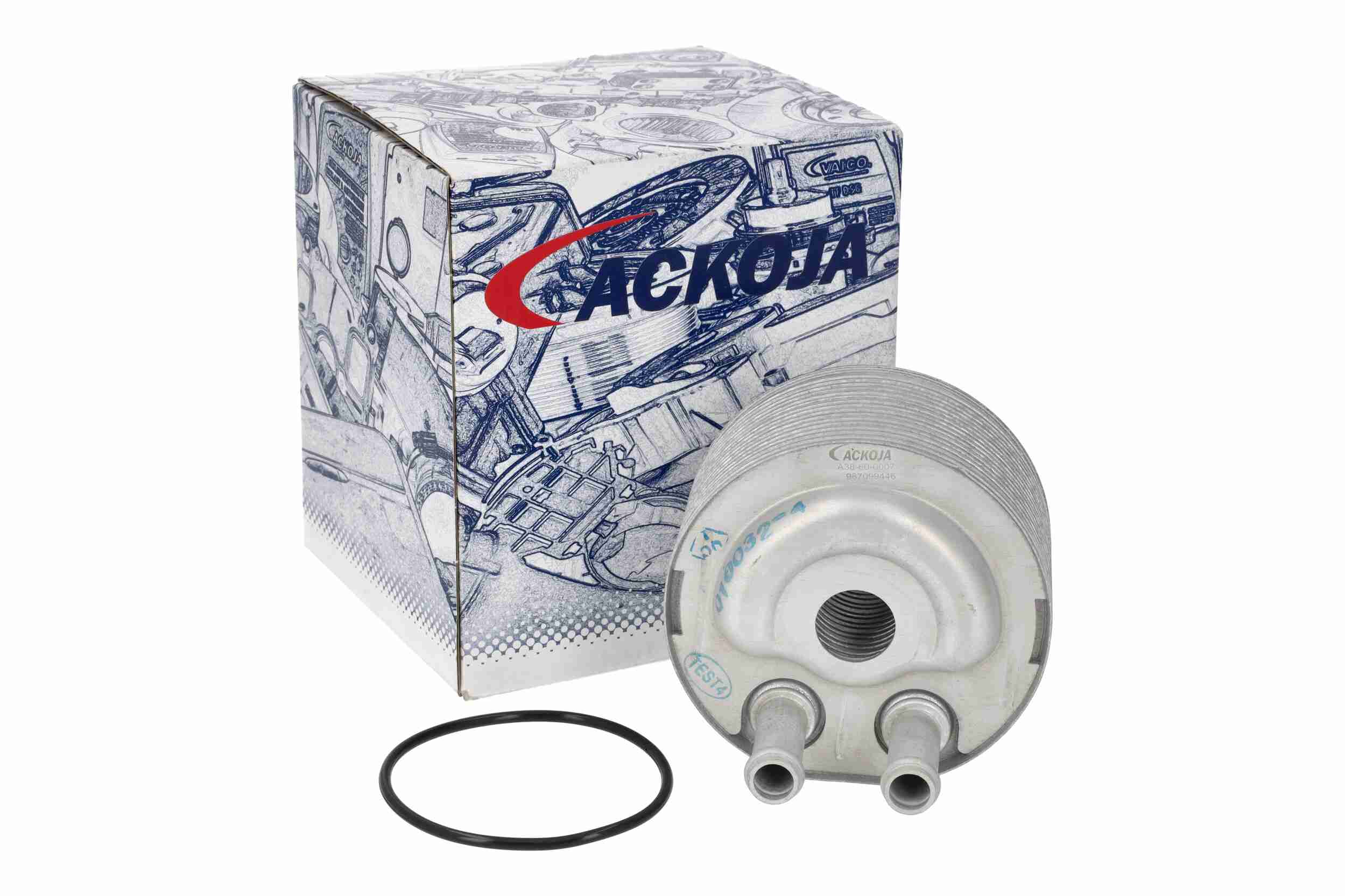 Radiateur d'huile moteur (Refroidisseur d'huile moteur) ACKOJA ref. A38-60-0007