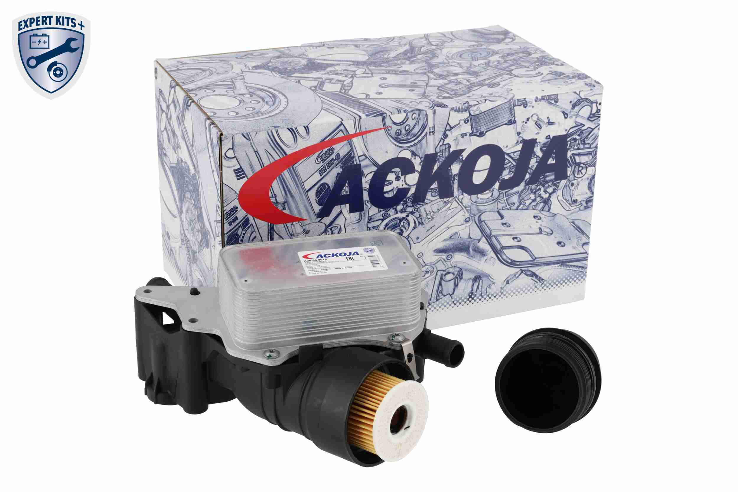 Radiateur d'huile moteur (Refroidisseur d'huile moteur) ACKOJA ref. A38-60-0016