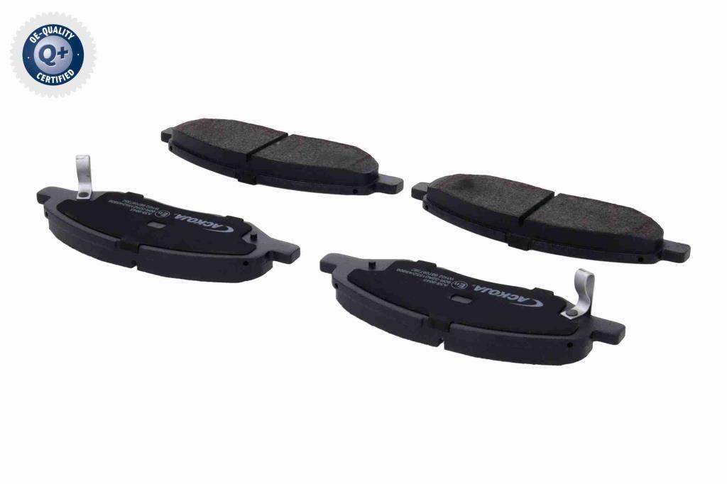 Jeu de 4 plaquettes de frein ACKOJA ref. A38-9645