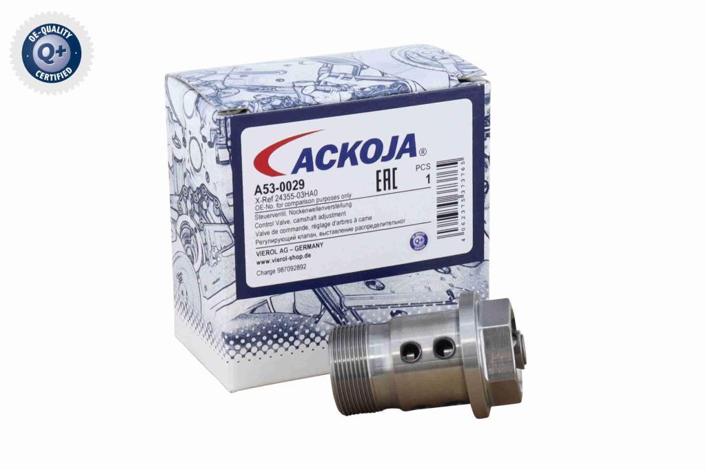 Valve de commande, réglage d'arbres à came ACKOJA ref. A53-0029