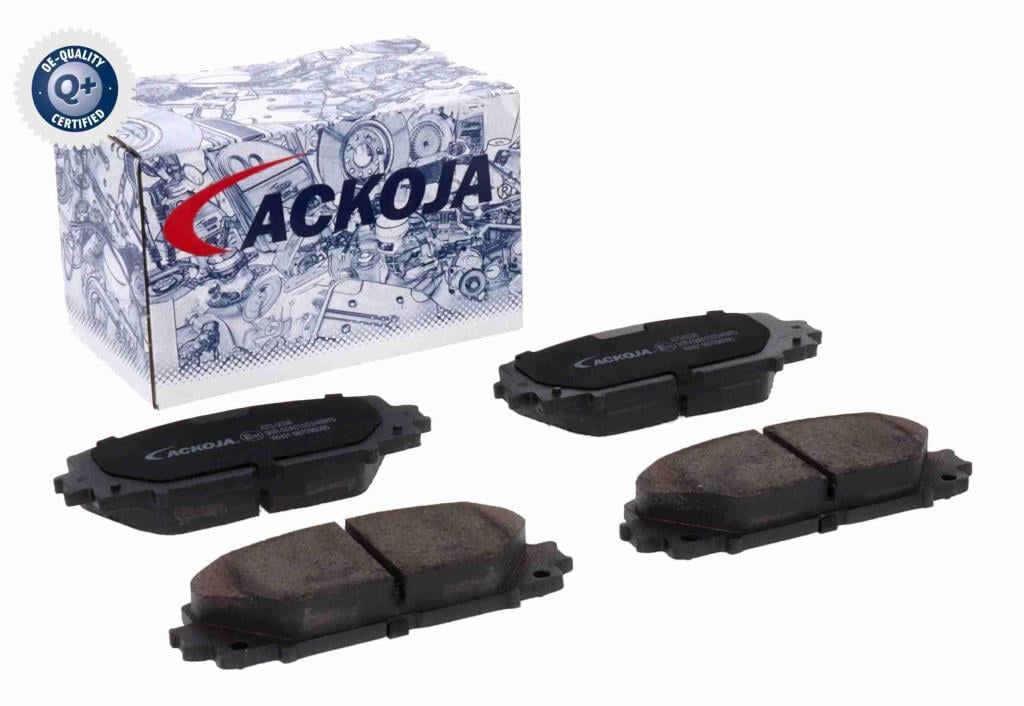 Jeu de 4 plaquettes de frein ACKOJA ref. A70-0036