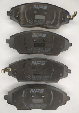 Jeu de 4 plaquettes de frein NIPPON PIECES SERVICES ref. D360O21