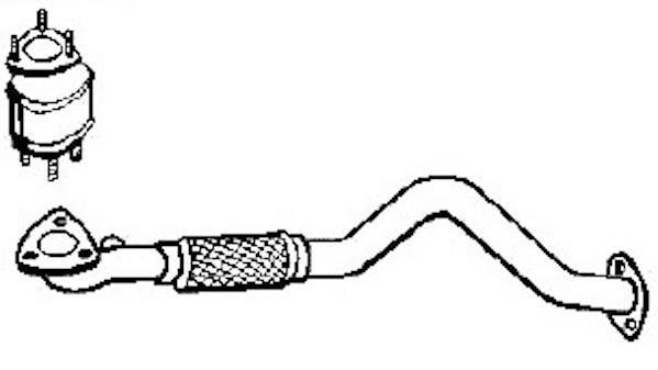 Tuyau d'échappement NIPPON PIECES SERVICES D430O42