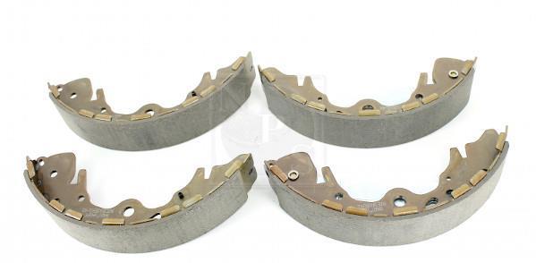 Jeu de 4 mâchoires de frein (Garniture de frein à tambour) NIPPON PIECES SERVICES ref. H350I25