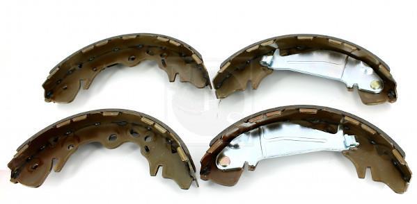 Jeu de 4 mâchoires de frein (Garniture de frein à tambour) NIPPON PIECES SERVICES ref. H350I25