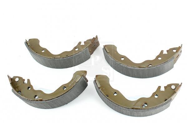 Jeu de 4 mâchoires de frein (Garniture de frein à tambour) NIPPON PIECES SERVICES ref. H350I29
